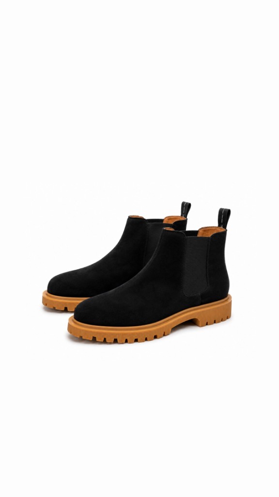 FL Chelsea Boot — Black Front View
