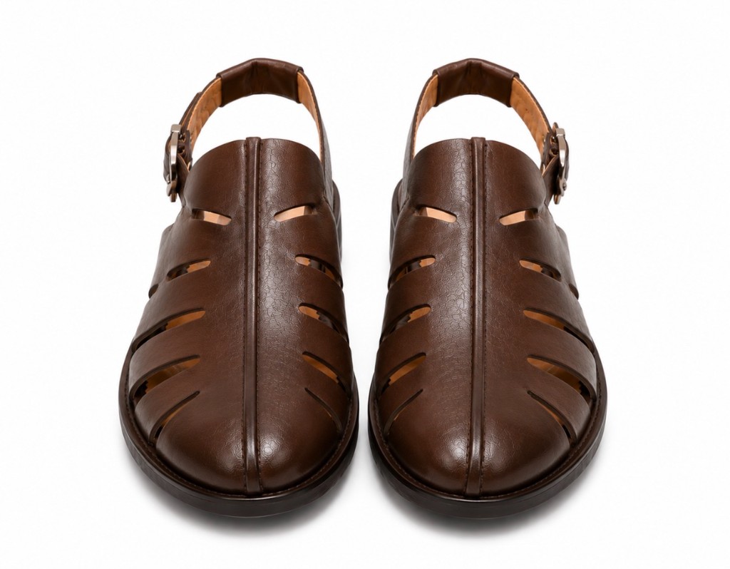 FL Fisherman Sandal — Chocolate Brown Pair
