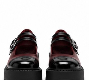 FL Rose Platform Mary Jane — Front View