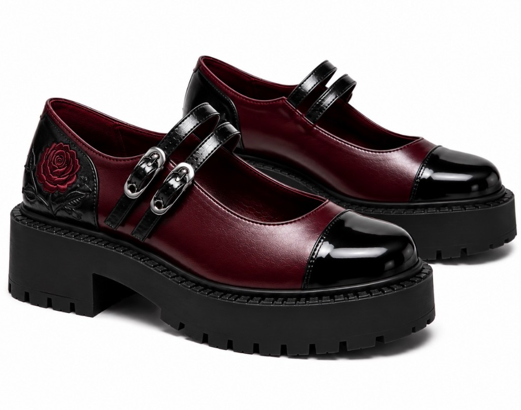 FL Rose Platform Mary Jane — Side View