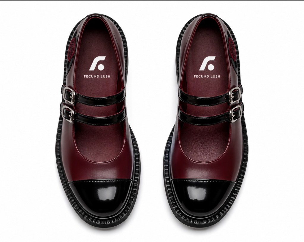 FL Rose Platform Mary Jane — Top View