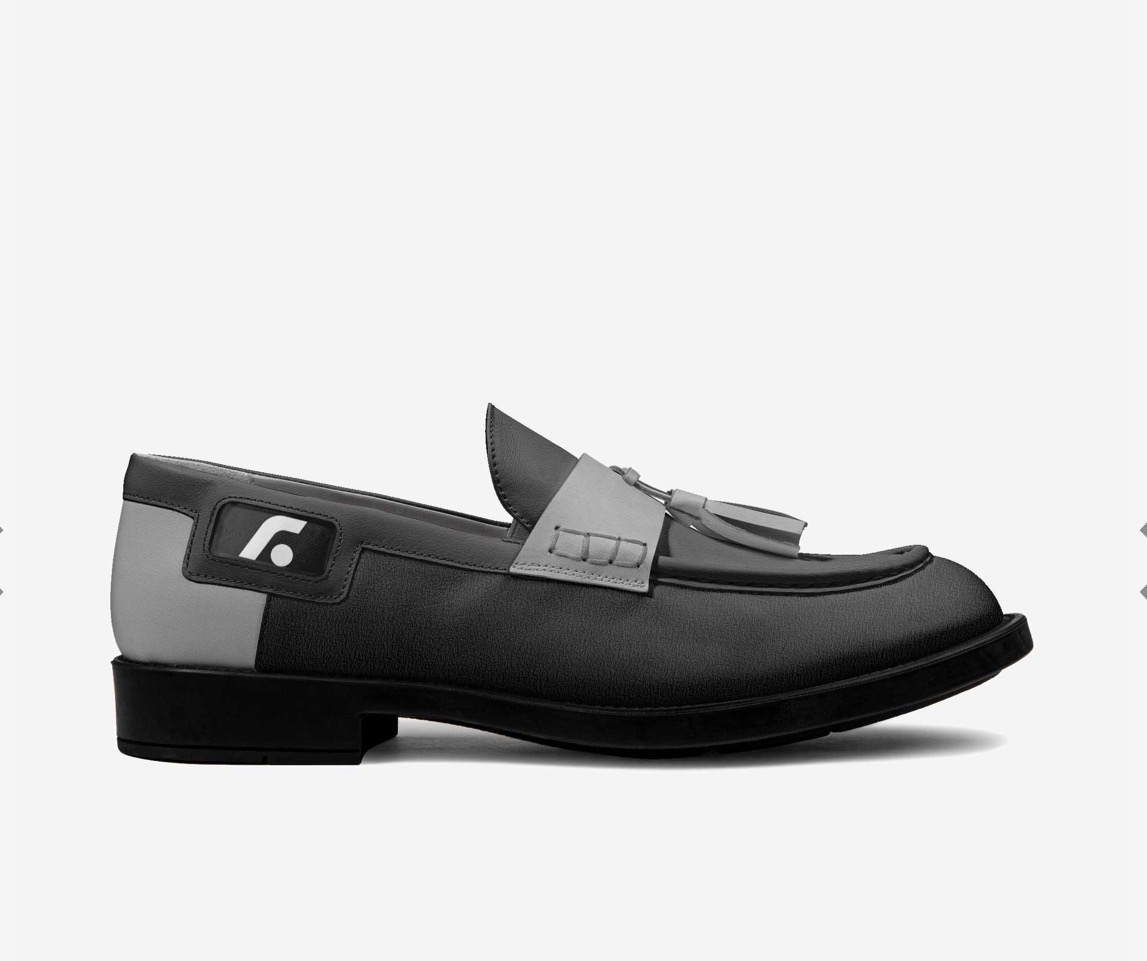 FL Toss Loafer Black/Grey — Side