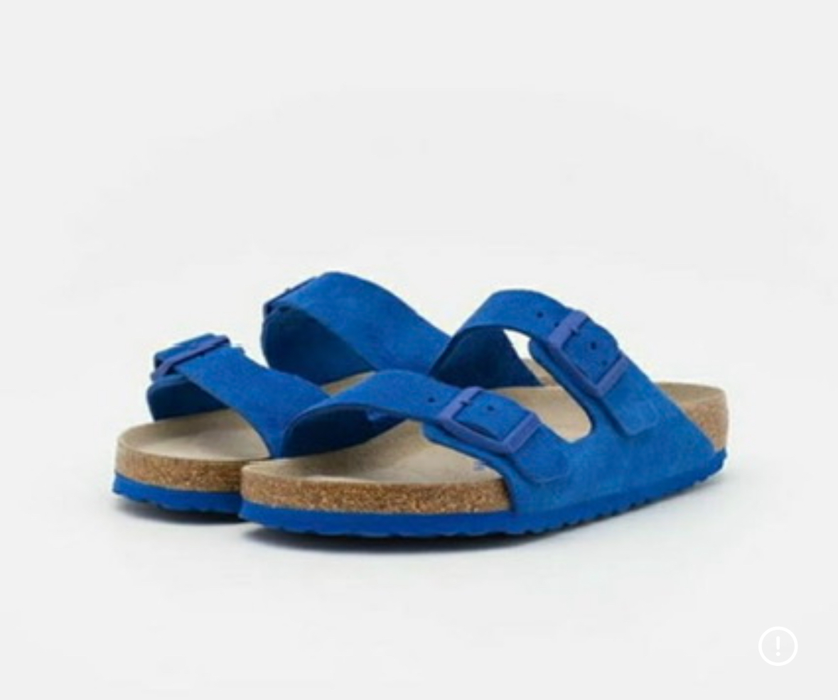 FL Double Strap Sandal — Cobalt Blue