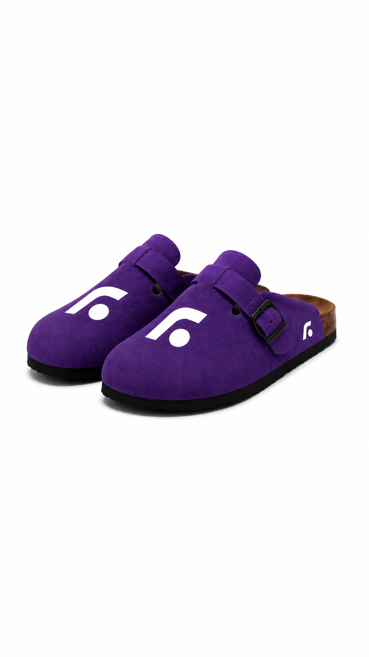 FL Logo Clog Purple — Pair View